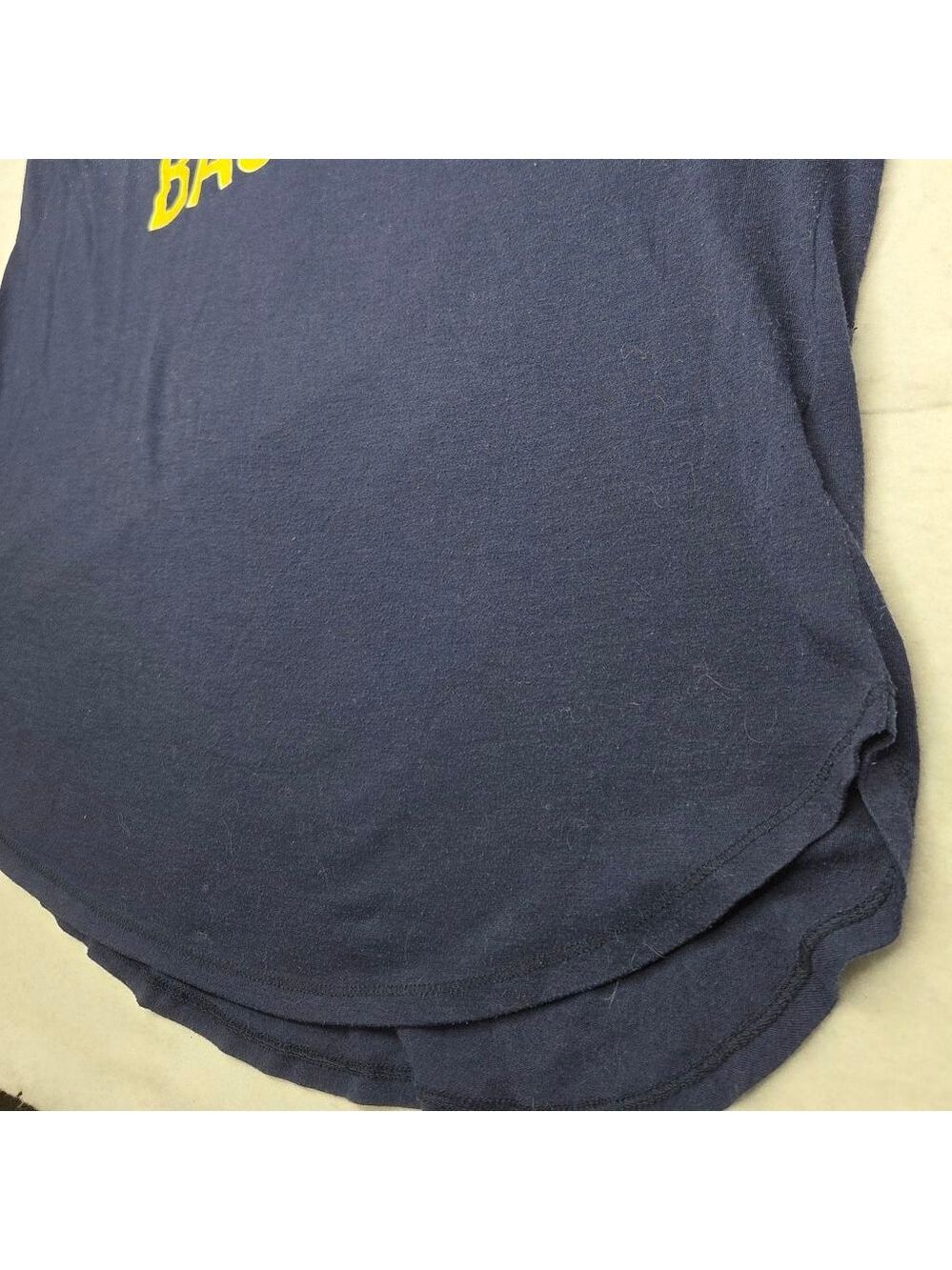 Women's MLB Navy Blue Milwaukee Baseball Tank Top XL - Picture 3 of 10